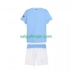 Manchester City Fodboldtrøjer Børn Hjemmebanesæt 2025/26 Kort ærmer